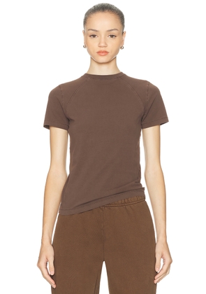 Entire Studios Mini Tee in Brunette - Brown. Size M (also in S, XS).