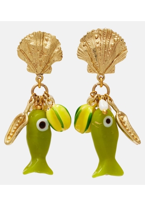 Alemais Drop earrings with freshwater pearls