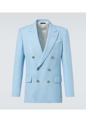 Tom Ford Sequined cotton boucle blazer