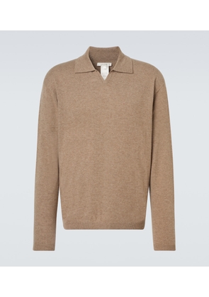 The Row Franz cashmere polo sweater
