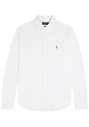 Polo Ralph Lauren Logo-embroidered Piqué Cotton Shirt - White - Xxl