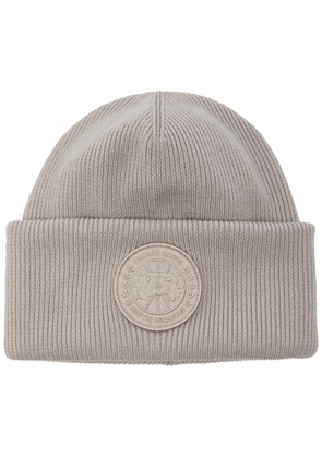 Canada Goose Arctic Ribbed-knit Wool Beanie - Beige - One Size