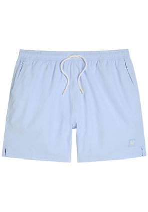 Belstaff Logo Shell Swim Shorts - Light Blue - S