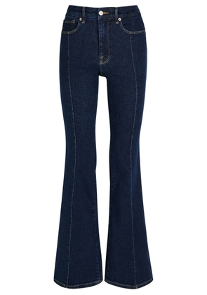 Good American Good Legs Indigo Flared-leg Denim Jeans W26 / UK8 / S - 2 (W26 / UK8 / S)