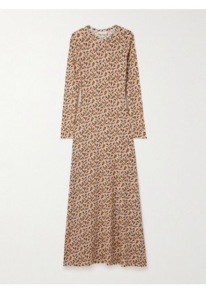 Ulla Johnson - Amari Printed Stretch-jersey Maxi Dress - Multi - x small,small,medium,large,x large