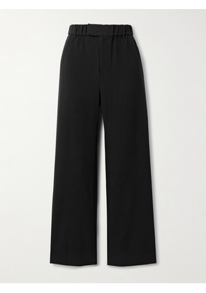 STAUD - Jerome Crepe Straight-leg Pants - Black - x small,small,medium,large,x large