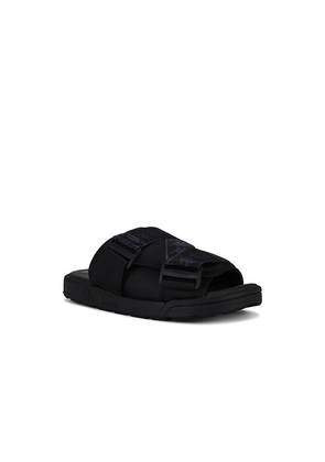 Kappa 222 Banda Mitel Slides in Black. Size 7. Also in 10, 11, 12, 8, 9.