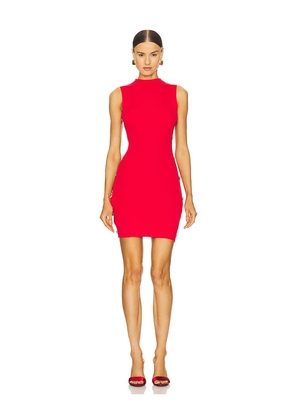 Muma World Knit Mini Dress in Red. Size M. Also in XS.