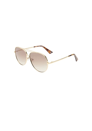 Le Specs Abracadabra Sunglasses in Brown.