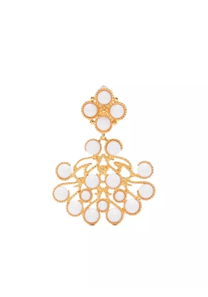 Kenneth Jay Lane beaded-embellished earrings - Gold
