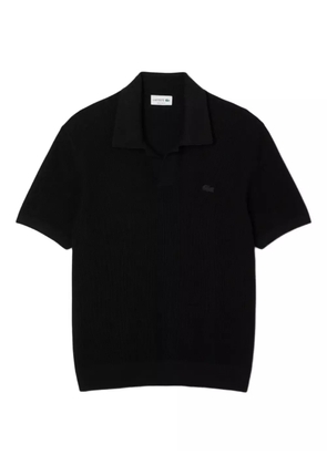 Lacoste short-sleeve polo sweater - Black