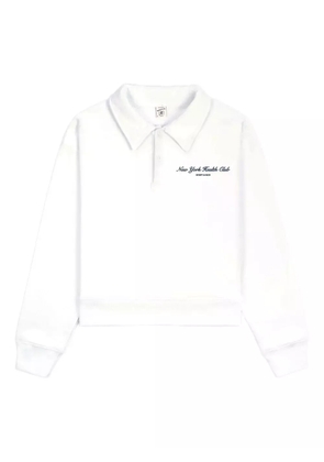 Sporty & Rich long-sleeve polo shirt - White