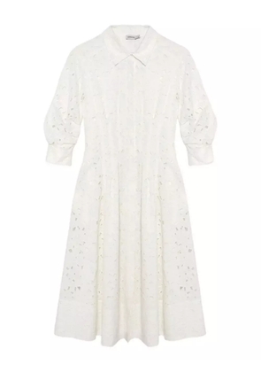 Simkhai eyelet-embroidered shirt dress - White