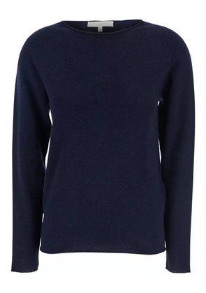 Antonelli raw-edge long-sleeve sweater - Blue