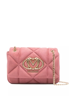 Love Moschino quilted chain shoulder bag - Pink