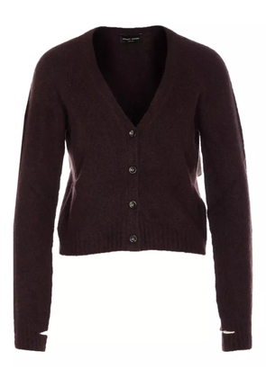 Roberto Collina button-front V-neck cardigan - Brown