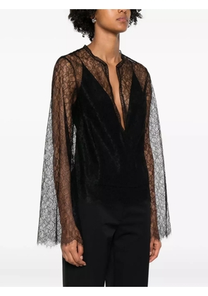 Brandon Maxwell The Eloise lace blouse - Black