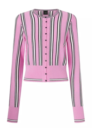 PINKO striped buttoned cardigan