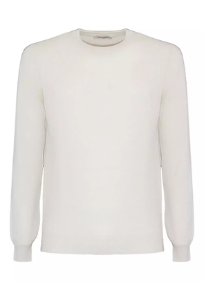 Kangra ribbed-trim crew-neck sweater - Neutrals