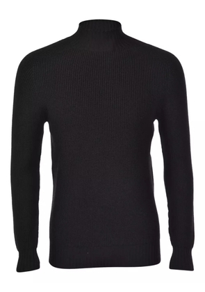 Gran Sasso ribbed high-neck sweater - Black