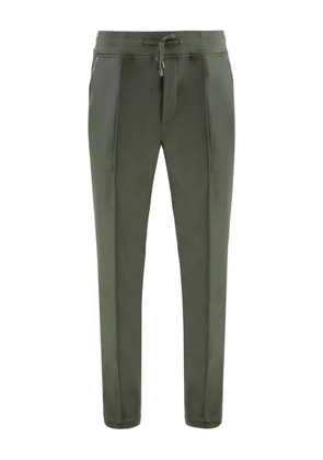 Moorer pleated drawstring trousers - Green