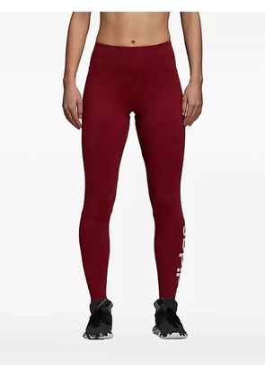 adidas high-waisted logo leggings - Red