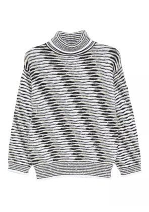 Missoni patterned-jacquard jumper - Grey