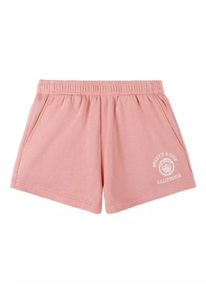 Sporty & Rich logo-detail shorts - Pink