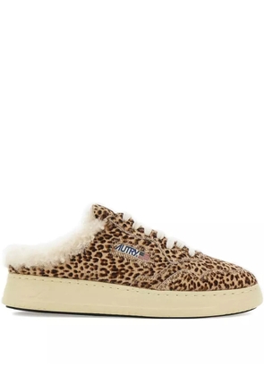 Autry animal-print sneakers - Brown