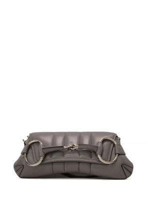 Gucci medium Horsebit Chain shoulder bag - Grey