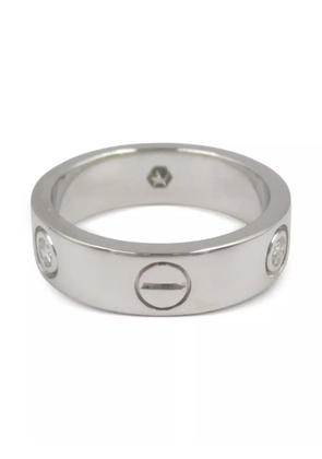 Cartier 10s 18K white gold Love diamond ring - Silver
