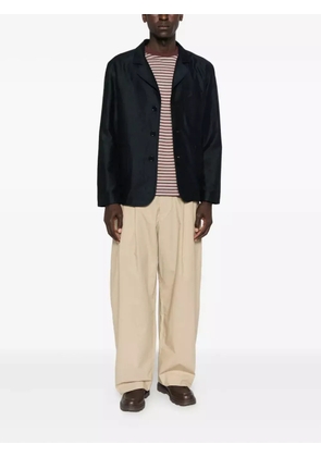 YMC button-fastening patch-pocket blazer - Blue