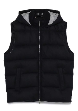 Peserico hooded quilted vest - Blue