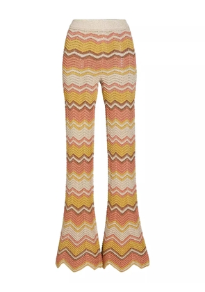 Retrofete Amira crochet flared trousers - Yellow