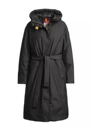 Parajumpers hooded belted coat - Black