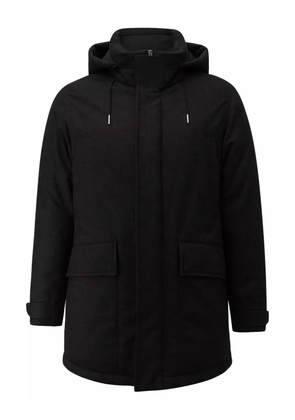Zegna hooded wool jacket - Black