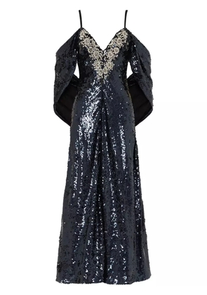 Temperley London Salma gown - Blue