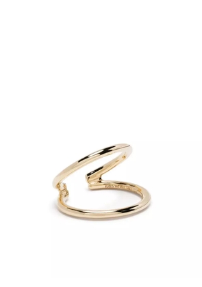 We by WHITEbIRD 14kt yellow gold double ear cuff
