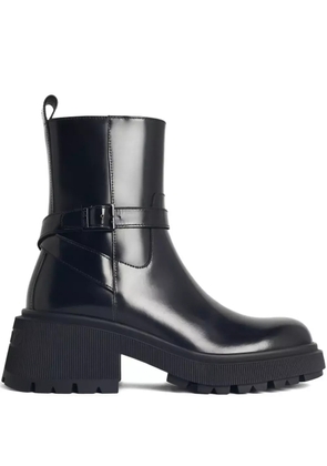 Jimmy Choo Conny buckle-strap ankle boots - Black