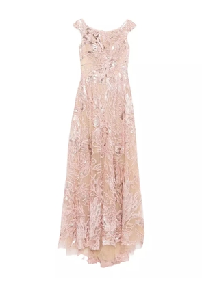 Saiid Kobeisy embroidered gown - Pink