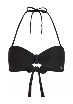Karl Lagerfeld bandeau bikini top - Black