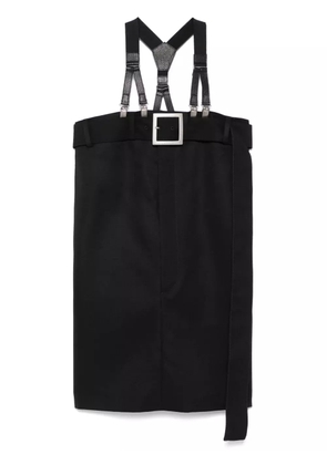 Jean Paul Gaultier strapped mini dress - Black