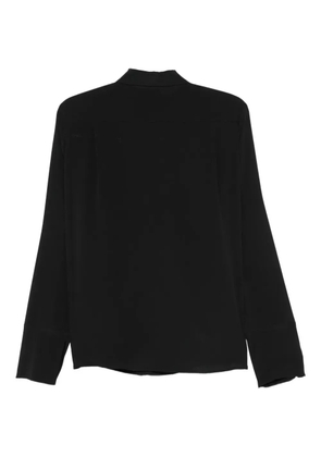 Federica Tosi long-sleeve collared shirt - Black