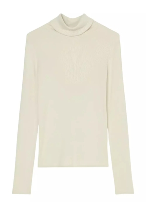 Marc O'Polo ribbed turtleneck top - Neutrals