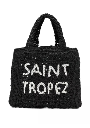 DE SIENA SHOES Jute bag - Black