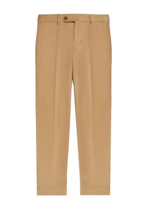 Incotex flat-front trousers - Neutrals