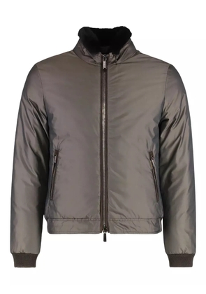 Moorer Celotti-KM trimmed bomber jacket - Grey