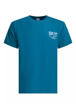 Sun Surf surfer-graphic T-shirt - Blue