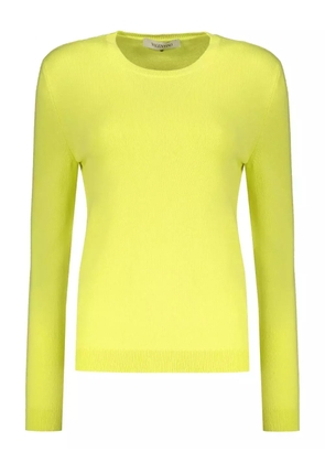 Valentino Garavani long-sleeve crew-neck sweater - Yellow