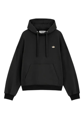 Fiorucci logo-embroidered hoodie - Black